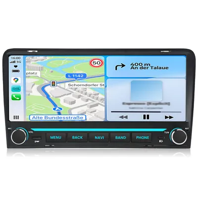 Produktbild von 10.26" Autoradio Für Audi A3 S3 RS3 8P 8V 2003-2013 CarPlay Android Auto WiFi GPS Navi RDS DSP DAB+ Bluetooth 2+64GB Android