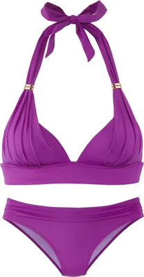 Produktbild von LASCANA Triangel-Bikini Toni lila Größe 34 Cup B