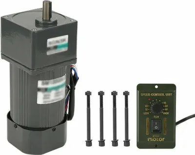 Image de Moteur à engrenages - 120 W CA 220 V - 1350 tr/min - Régulateur de vitesse - CE - Charge ≤3,5 kg