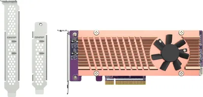 Zdjęcie produktu dla QNAP QM2-2P-384A karty interfejsu/adapter wewnętrzny M.2
