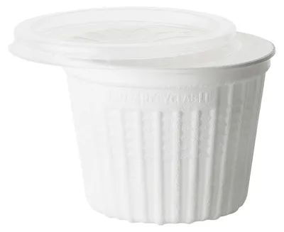 Produktbild von 25x Suppenbecher thermoisolierend inkl. Deckel SOUP TO GO PP 500 ml weiss