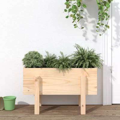Produktbild von Möbel Pflanzkübel 62x30x38 cm Massivholz Kiefer - Beete 825177