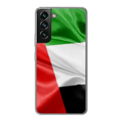 Produktbild von MuchoWow® Handyhülle Schutzhülle Hülle für Samsung Galaxy S22 Die Flagge der Vereinigten Arabischen Emirate Silikon Softcase Handy Hülle - Mobiltelefonhülle