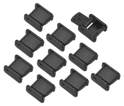 10 Kunststoff-Gurtschnallen, 3/8 Zoll (10 mm), verstellbar