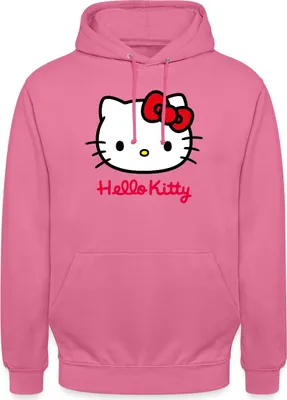 Produktbild von Spreadshirt Hello Kitty Klassisch Mit Schriftzug Uni Hoodie, XXL, Pink