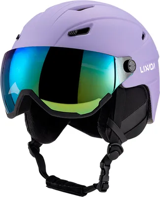Obrázek produktu pro LIXADA lyžařská přilba, snowboardová přilba, bruslařská přilba, lyžařská bezpečnostní výbava, s čočkou, s bezpečnostní zprávou CE, fialová