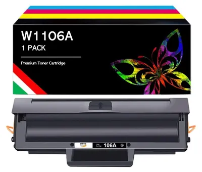 Tonerkartusche für HP 106A W1106A, 1x Schwarz, mit Chip