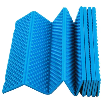 Zdjęcie produktu dla Podkładka do spania z podwójną skrzynką na jajka Składana zagęszczona piankowa mata do spania na kemping 186x57 CM (niebieska)