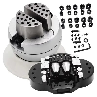 Produktbild von Kugelvise, 360° Rotation, Verstellbares Backensystem, Klein