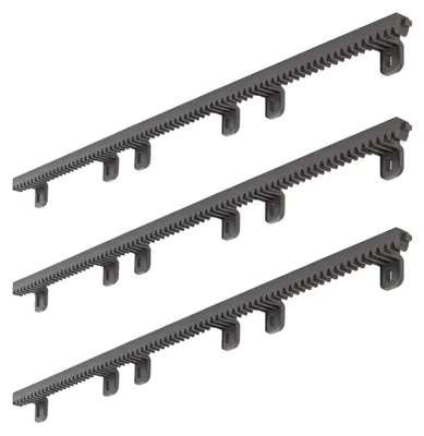 Immagine prodotto di Kit 3 Cremagliere da 1 Metro per Cancello Scorrevole Nylon M4 CRM2