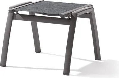 Produktbild von Sieger Trento Hocker Aluminium/Textilene Eisengrau/Silbergrau