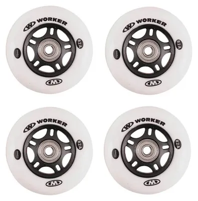 Obrázok produktu pre Kolesá Worker Inline 72 mm a chrómové ložiská ABEC – sada 4 ks