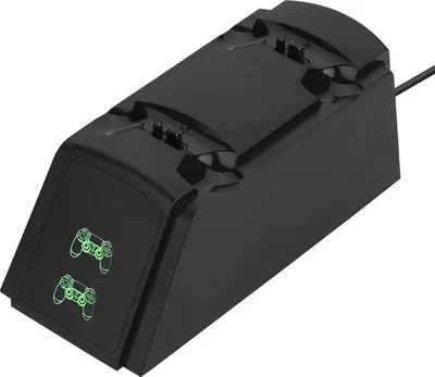 Produktbild von Ladestation Ladestation Ladegerät Doppel-Ladestation USB-Ladestation für PS4 Griff Ladestation für PS4 Ladeständer für PS4