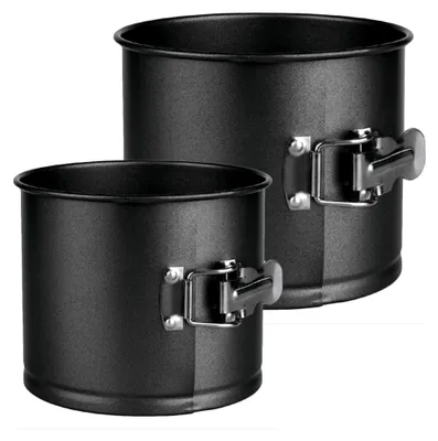Produktbild von Panettone Backform - Springform mit Antihaftbeschichtung - 2er Set - Ø 16,5 und 12,5 cm
