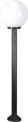 Image de Lampe d'allée Boule opale 30cm Ø, hauteur 125cm