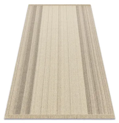 Obrázok produktu pre Vlnený koberec VILLA 7796/72800 Pruhy SIZAL, plocho tkaný béžový béžový 80x150 cm