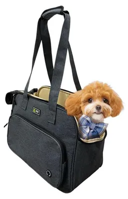 Produktbild von Hundetransporttasche für kleine Hunde und Katzen, 43x20x30cm, Dunkelblau