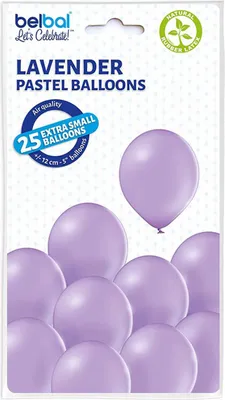 Produktbild von 25 Stk. Luftballon Unifarben Ø 12cm | Lavendel