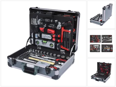 Zdjęcie produktu dla KS TOOLS - Zestaw narzędzi - 127 elementów - 1/4", 1/2" - w walizce