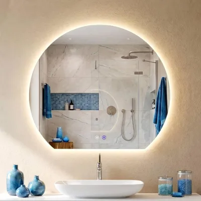 Produktbild von Badezimmer Spiegel Baloni, 60 cm, mit LED-Beleuchtung