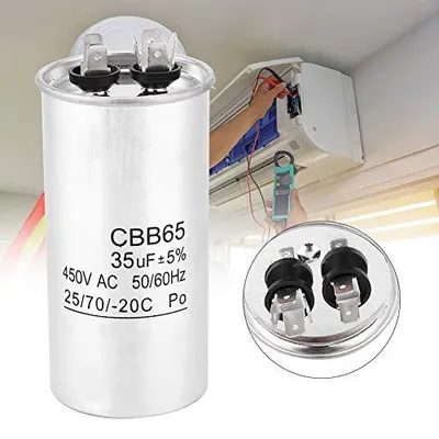 Kondensator 35 µF 450 V CBB65A Aluminiumfolie für Klimaanlage