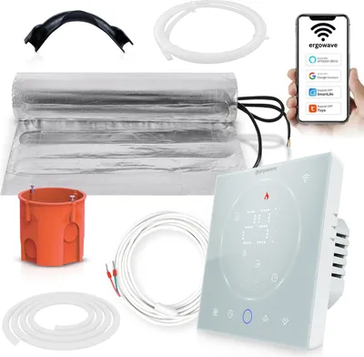 Immagine prodotto di Tappetino riscaldante sotto i pannelli 3 m² con termostato WIFI, tappetino riscaldante sotto i pannelli
