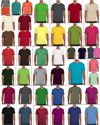 Produktbild von Gildan 64000 | Softstyle Herren T-Shirt modischer Kragen - Farbe: Mint Green - Größe: L