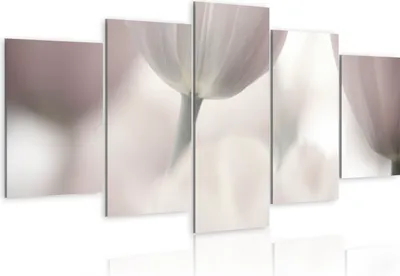Produktbild von Modernes Wandbild 030210- 27 (100x50) - 5 Teilig Bilder Fotografie auf Vlies Leinwand Foto Bild Dekoration Wand Bilder Kunstdruck Blumen