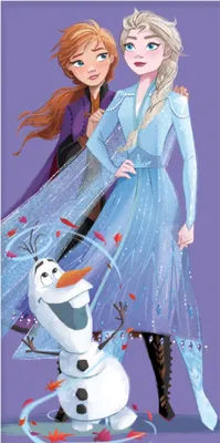 Produktbild von Frozen Badetuch Handtuch Strandtuch 70 x 140 cm