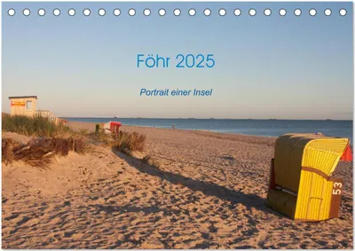 Produktbild von Föhr 2025. Porträt einer Insel (Tischkalender 2025 DIN A5 quer), CALVENDO Monatskalender
