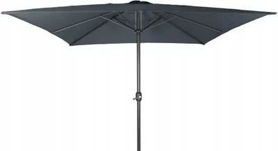 Produktbild von Linder Exclusiv Sonnenschirm, Gartenschirm Ø 250 cm,mit Kurbel, Dunkelgrau