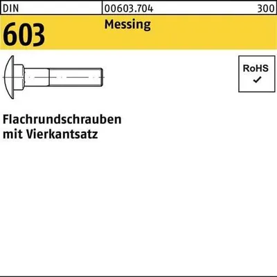 Produktbild von Reyher  Flachrundschrauben DIN 603 o.Mu MS M 5 x 16 Ms (100 Stück)