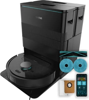Produktbild von Cecotec Saug- und Wischroboter mit Selbstentleerungsstation Conga X50. Saugmotor 15000Pa, 4-in-1-Basis, Lasertechnologie