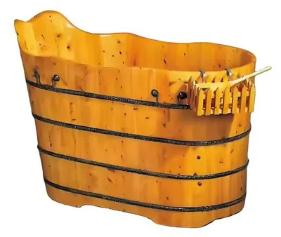 Obrázok produktu pre Fitovanna relaxačná vaňa Drevená vaňa Drevená vaňa Vaňa 120x62 cm