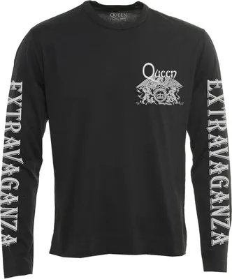 Obrázek produktu pro Queen - "Extravaganza" tričko pro muže/dámy Uni s dlouhým rukávem RO2057 (L) (Black)