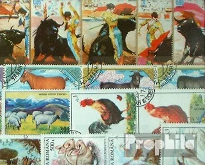 Produktbild von Briefmarken Motive 50 verschiedene Haustiere Marken