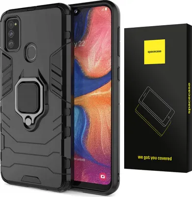 Image de SPACECASE Étui de protection X-ring pour Galaxy M21 Noir