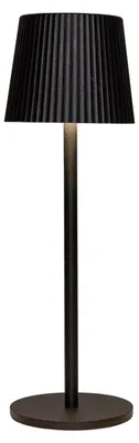 Produktbild von Tragbare Tischleuchte Glambiance - schwarz - 27 cm - Beruhrungssensor - drahtlos/aufladbar USB - inn
