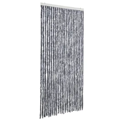Image de vidaXL Rideau moustiquaire argenté 100x220 cm chenille