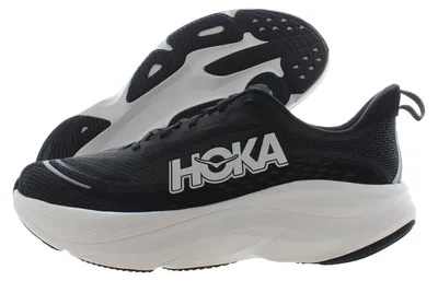 Image de HOKA Skyflow, chaussures de course pour hommes, noir et blanc, taille 44 EU