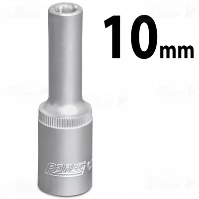Produktbild von Farys FR1237 Stecknuss 10mm 1/2" Sechskant Lang CrV