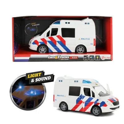 Immagine prodotto di Toi-Toys Auto e camion della polizia + luci e suoni