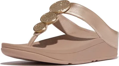 Immagine prodotto di Fitflop Halo Bead-circle Metallic Sandals Beige EU 42 Frau Beige EU 42
