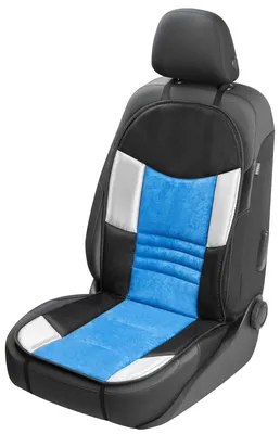 Produktbild von WALSER Auto-Sitzauflage Hunt, Sitzkissen-PKW, Universal Sitzschoner-Auto, Sitzauflage-Auto Vordersitze, Sitzunterlage-Auto blau schwarz