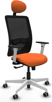 Obrázok produktu pre Kancelárske kreslo s opierkou hlavy Zulema Piqueras y Crespo 1B026G1 Orange