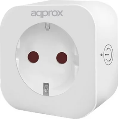 Produktbild von Approx SMART PLUG WIFI V2, Drinnen, Weiß, Kunststoff, Amazon Echo, Google Home, Kabellos, 802.11b, 802.11g, Wi-Fi 4 (802.11n)