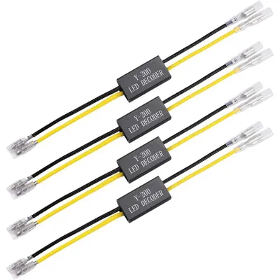 Produktbild von Motorrad-LED Widerstand 4 STK lastwiderstände 12v passend für Motorradroller