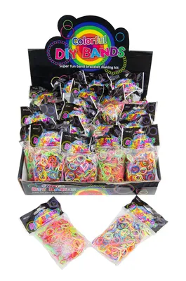 Produktbild von Glow2B Spielwaren Loom's 600pcs. Beutel multi color Displ 5620022