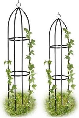 Produktbild von Rankgitter 2er-Set je 49x31cm langlebig wetterfest für Kletterpflanzen Garten Balkon