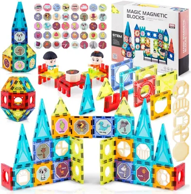 Produktbild von Magnetischer Bausteine-Turm RK-768 Ricokids